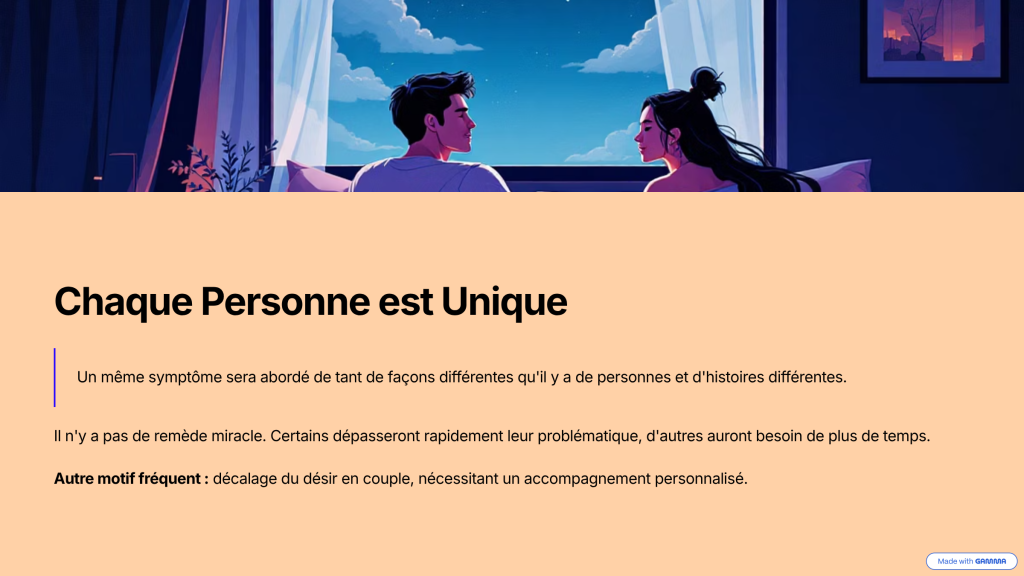 chaque personne est unqiue