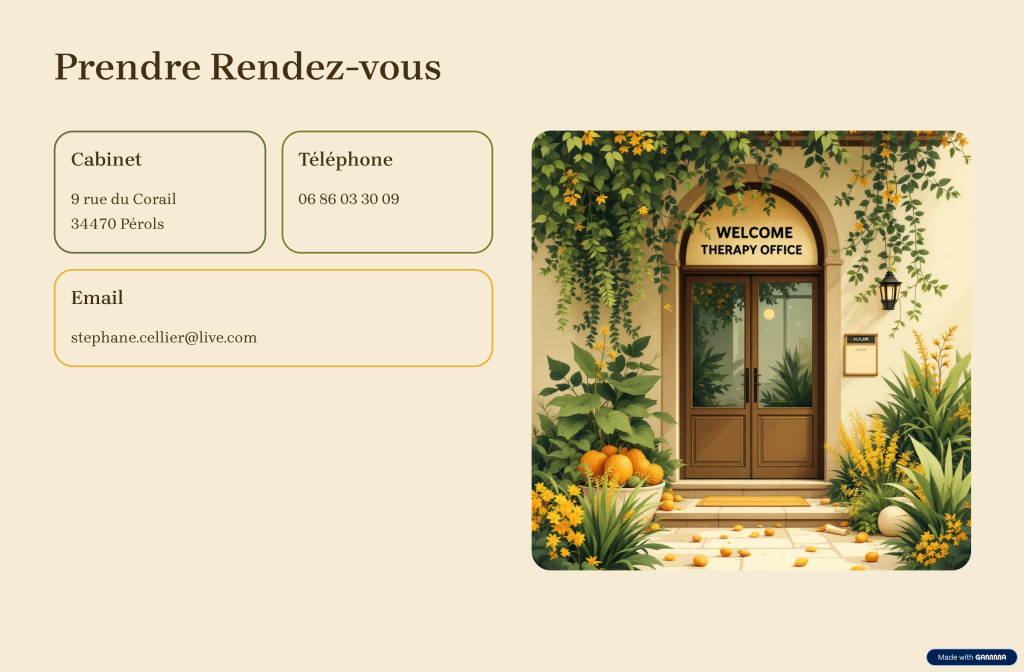 adresse 9 rue du corail 34470 perols
06 86 03 30 09
stephane cellier