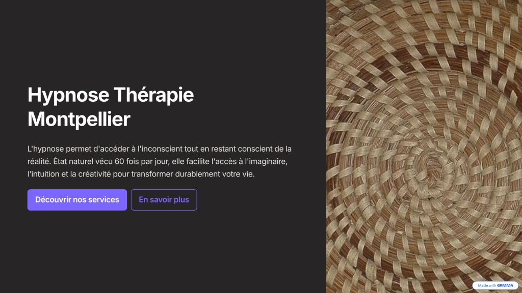 hypnose therapie montpellier