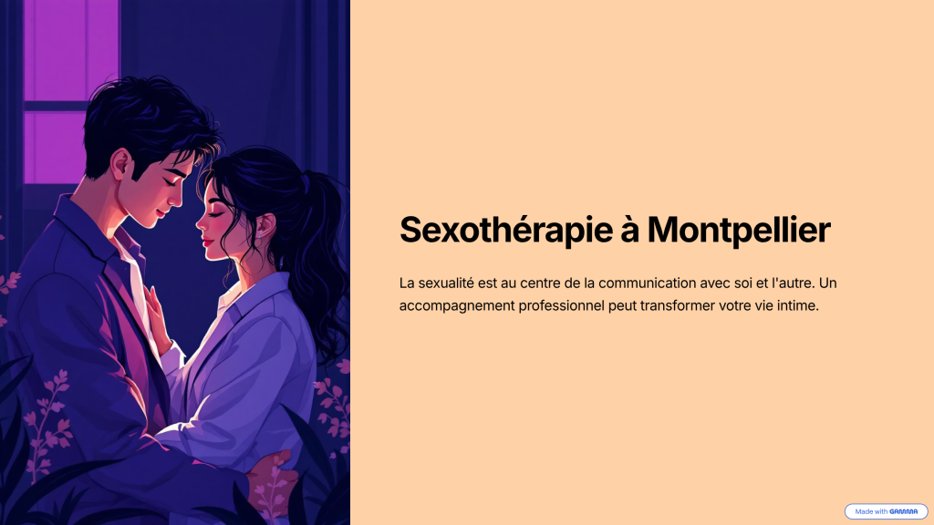sexotherapie montpellier